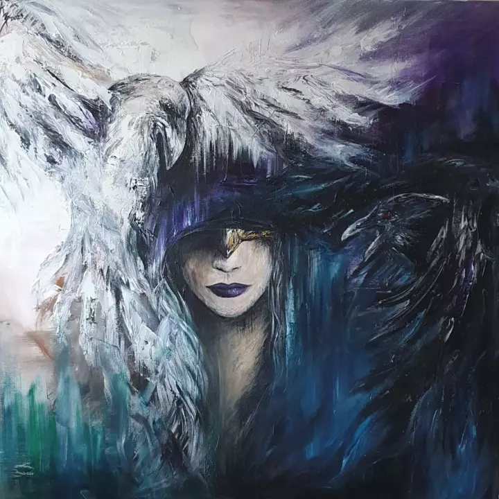 Élévation — peinture d’Alexandra Berthouzoz.