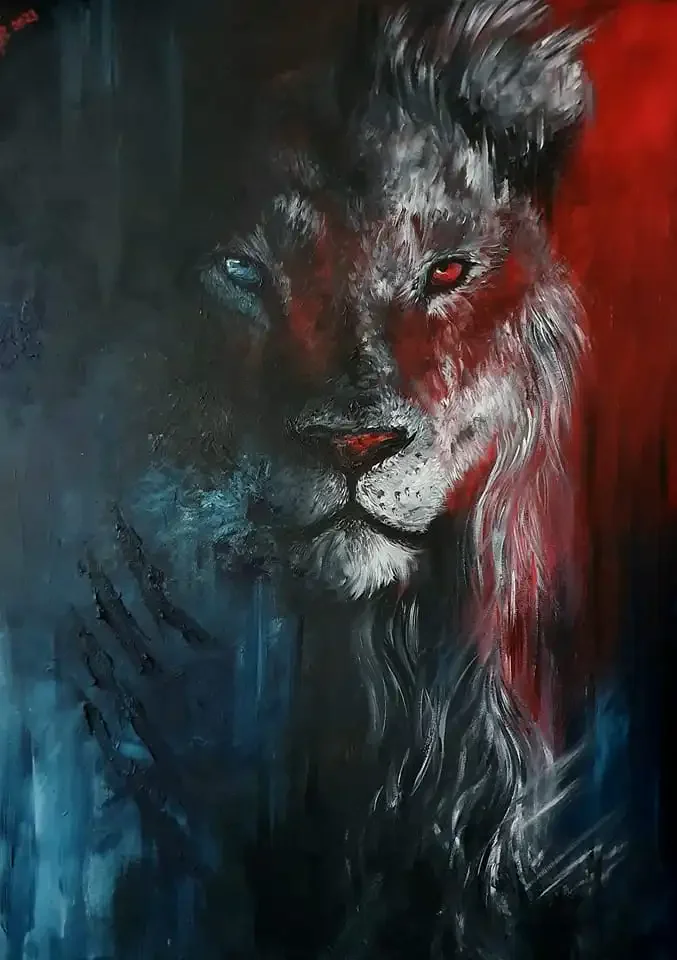 Entre Ombre et Lumière — peinture d’Alexandra Berthouzoz.
