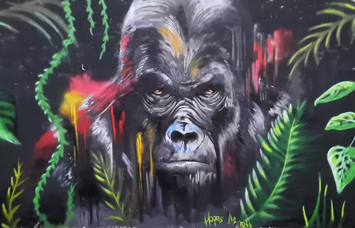 Le Sage — fresque d’Alexandra Berthouzoz.