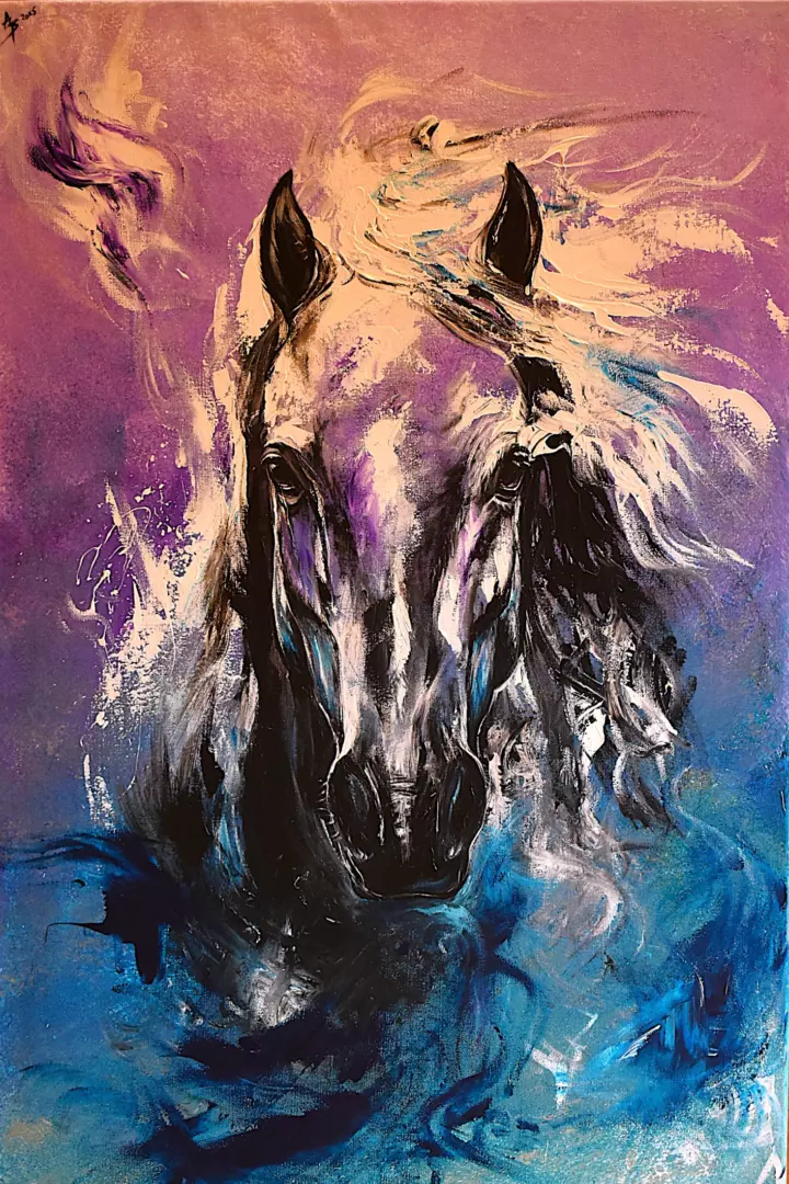 L'Art d'être imparfait — peinture d’Alexandra Berthouzoz.