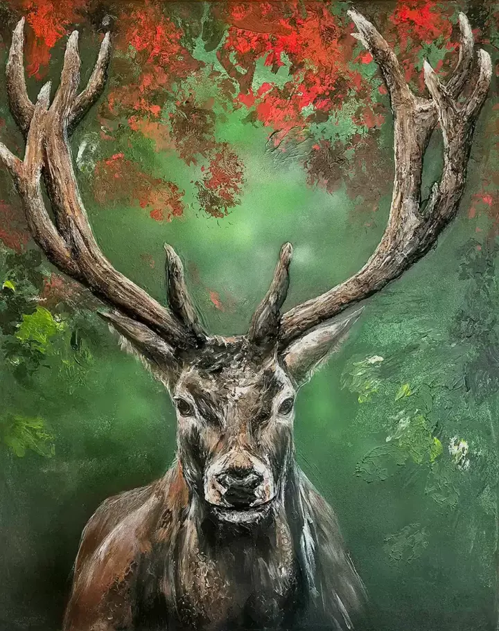 La Puissance de l'Alignement — peinture d’Alexandra Berthouzoz.
