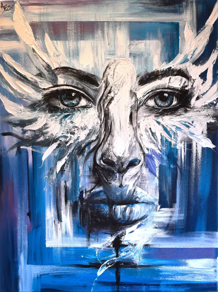 Le Souffle de la Foi — peinture d’Alexandra Berthouzoz.