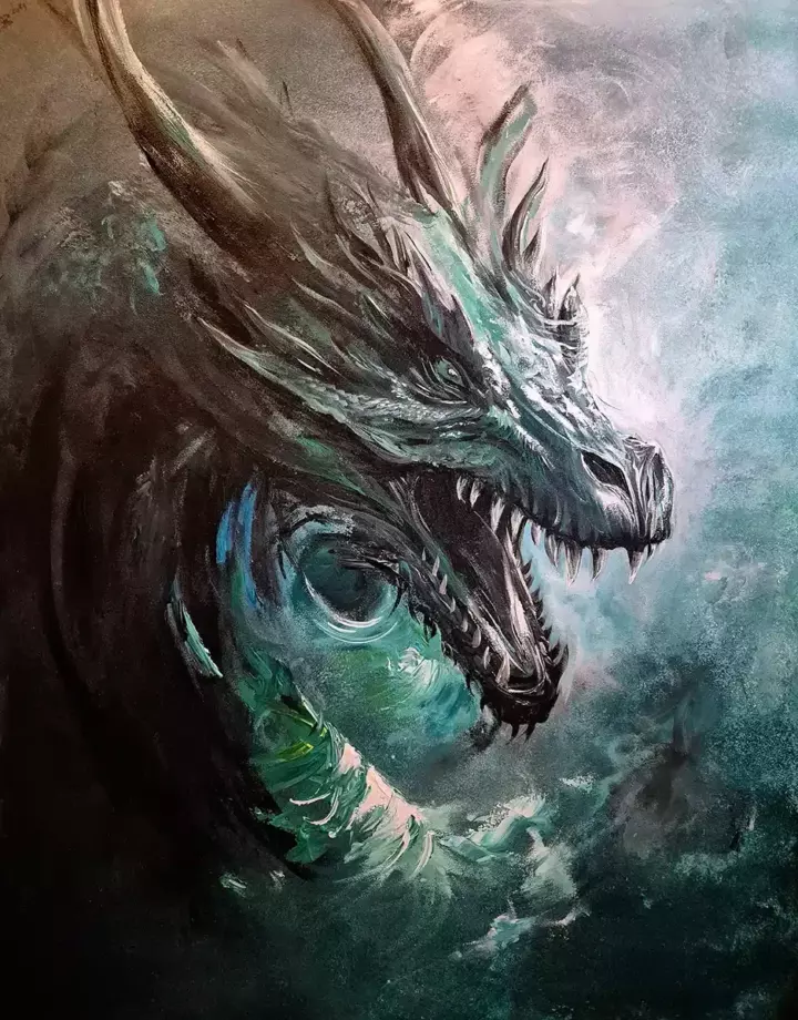 Révélation — peinture d’Alexandra Berthouzoz.
